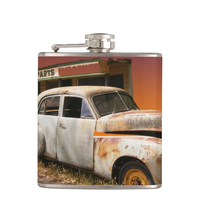Cantil Carro vintage Russo E Garagem, (Frente)