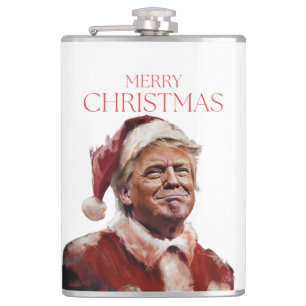 Cantil Cartão de Natal Engraçado Trump Papai Noel