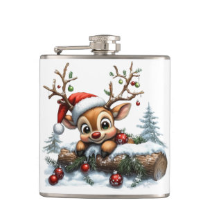 Cantil Cartão de Refinador de Natal Bonito com Ornamentos