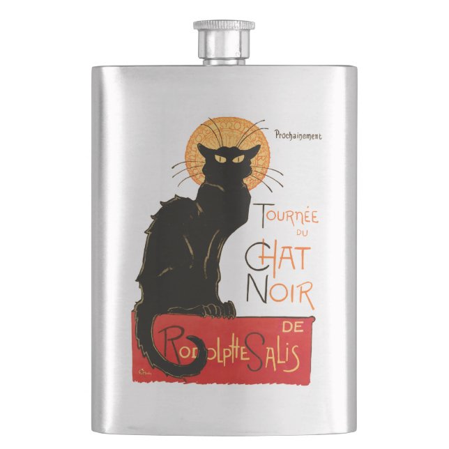 Cantil Cartaz Clássico do Gato Preto Steinlen Chat Noir F (Frente)