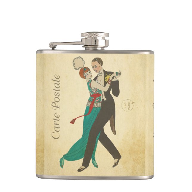 Cantil Carte Postale Flask (Frente)