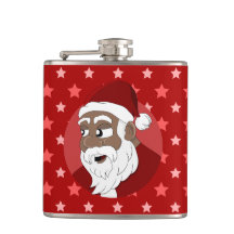 Cartoon Black Santa Claus