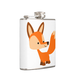 Cantil Cartoon Bonito Fox Hip Flask