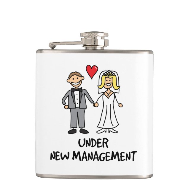 Cantil Cartoon de Casamento - Sob Nova Administração (Frente)