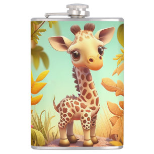 Cantil Cartoon Tropical Cachorinha Girafa