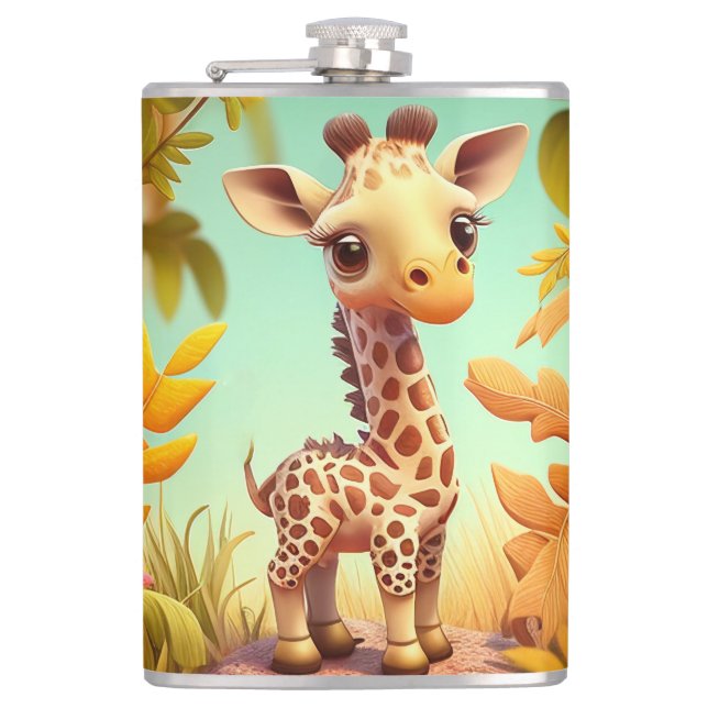 Cantil Cartoon Tropical Cachorinha Girafa (Frente)