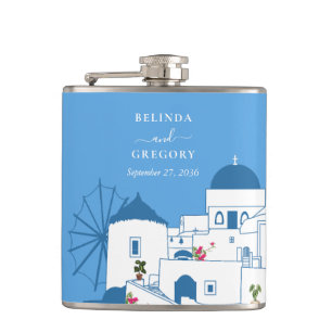 Cantil Casamento no Destino Ilha Grega de Santorini 