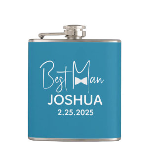 Cantil Casamento Personalizado Melhor Amigo Moderno Azul 