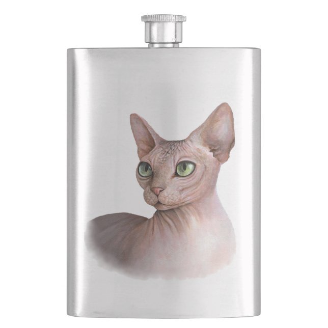 Cantil Cat 578 Sphynx white background (Frente)