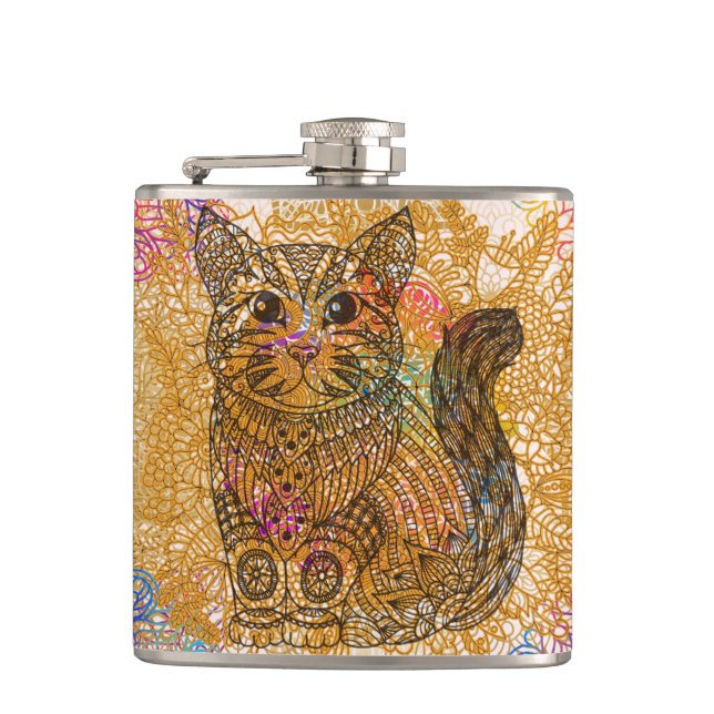 Cantil Cat Flask (Frente)