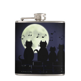 Cantil caterwauling à lua