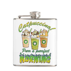 Cantil Catpuccino - Purr a Purfect Morning   Gato Cinto