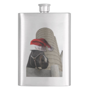 Cantil Cavalo com Santa Hat