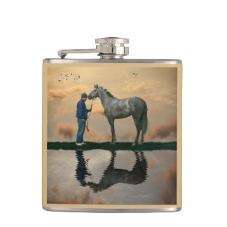 Cantil Cavalo De cinza E Farinha De Bebida OTTB
