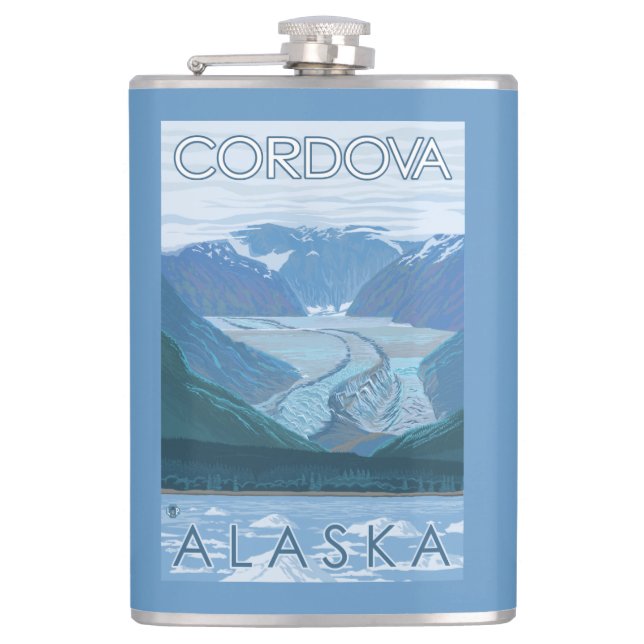 Cantil Cena da geleira - Cordova, Alaska (Frente)