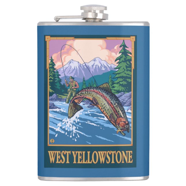 Cantil Cena da pesca com mosca - Yellowstone ocidental (Frente)