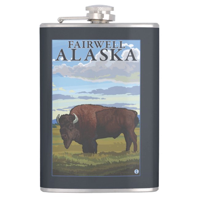 Cantil Cena do bisonte - Fairwell, Alaska (Frente)
