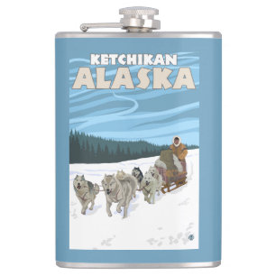 Cantil Cena Sledding do cão - Ketchikan, Alaska