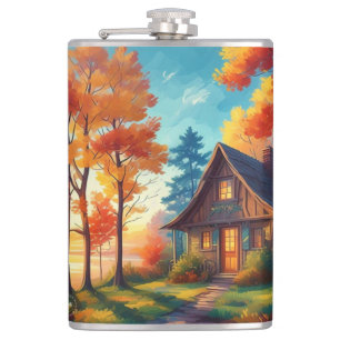 Cantil Cenário natural com algodão na floresta