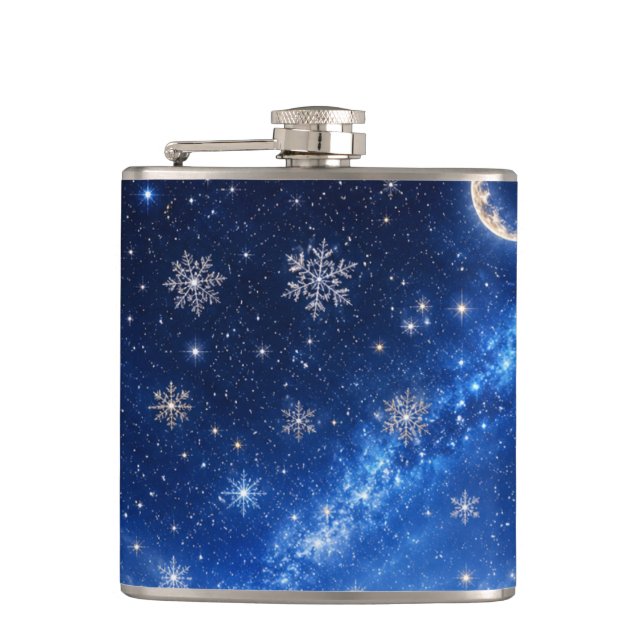 CANTIL CÉU ESTRELADO AZUL |  GARRAFA DE ÁGUA CELESTE (Frente)