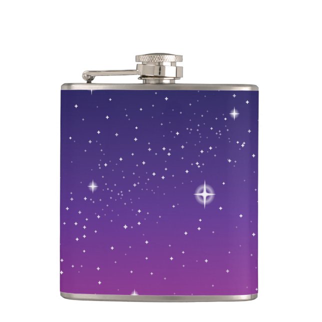 Cantil Céu Noturno Estrelado Roxo Escuro (Frente)