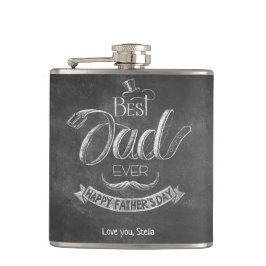 Cantil Chalkboard Best Dad Ever Father's Day Personalized