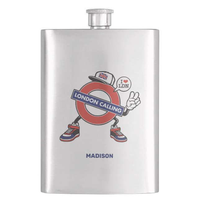 Cantil Chamada London de Nome Personalizado (Frente)