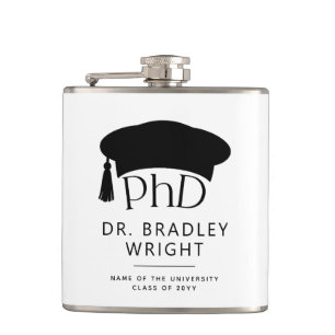 Cantil Chapéu de Doutorado Personalizado PhD Formatura