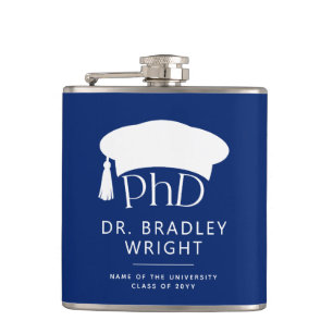 Cantil Chapéu de Doutorado Personalizado PhD Formatura