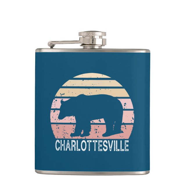 Cantil Charlottesville Virginia Retro Bear (Frente)