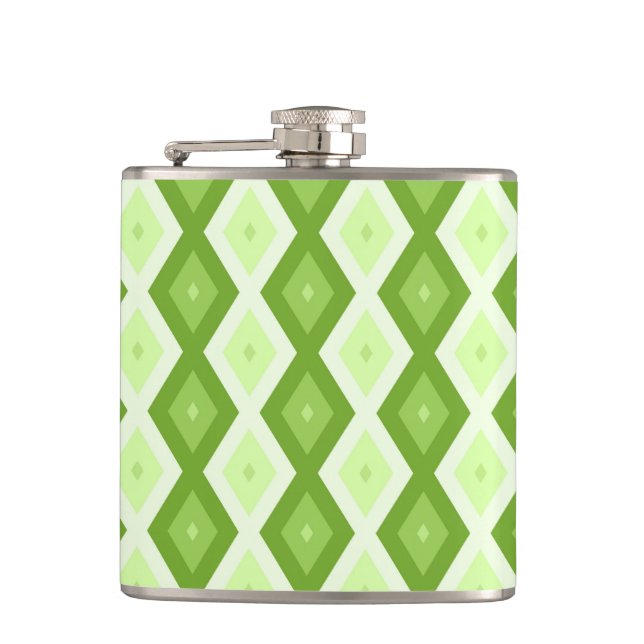 Cantil Chartreuse green diamond pattern (Frente)