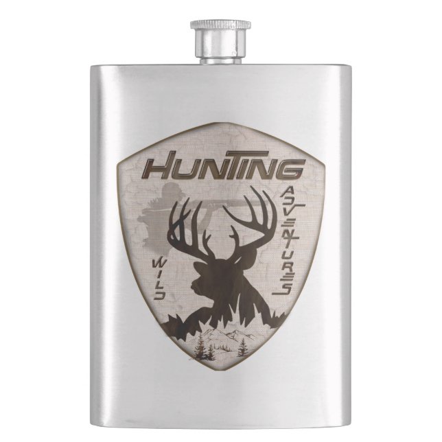 Cantil Chaveiro ao ar livre de aventuras de caça (Frente)