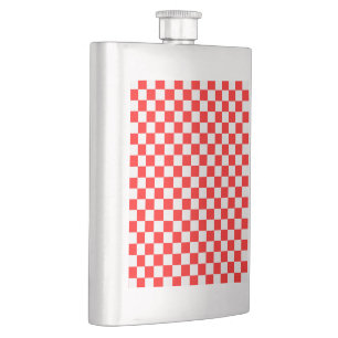 Cantil Checkerboard vermelho e branco clássico por STayl