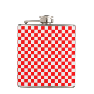 Cantil Checkerboard vermelho e branco clássico por STayl