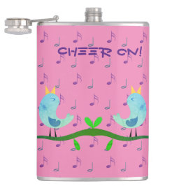 Cantil Cheer Vinyl Wrapped Flask