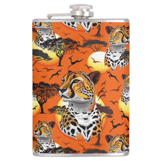 Cantil Cheetah African Feline Wild Animal (Frente)