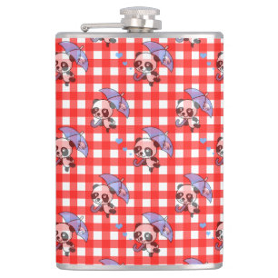 Cantil Cheque de Gingham Vermelho