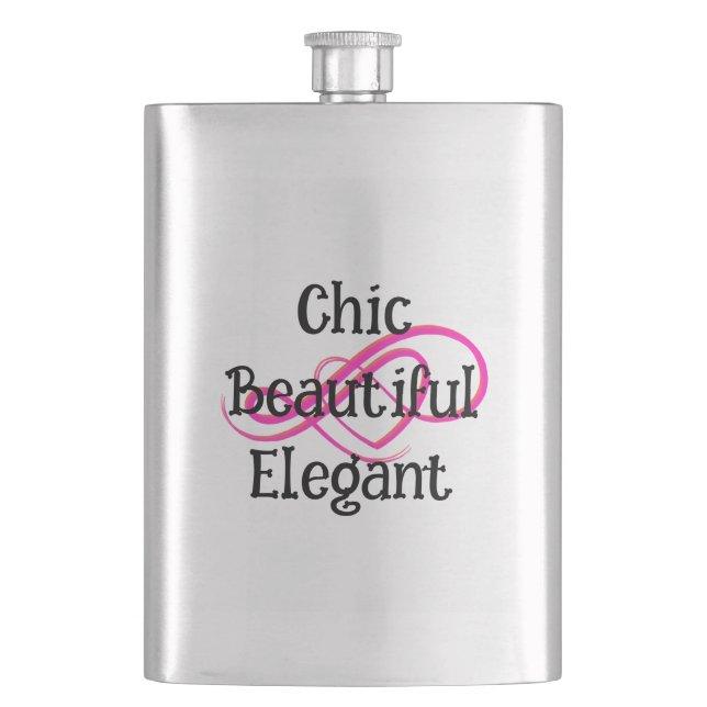 Cantil Chic, Beautiful, Elegant Classic Flask (Frente)