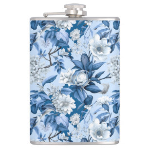 Cantil Chinoserie azul e branca Design 3