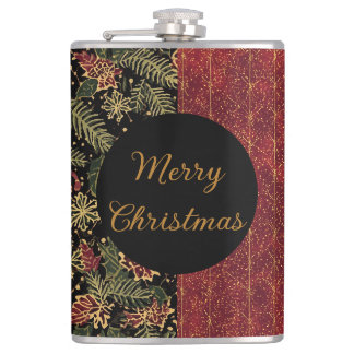 Cantil Christmas Flowers ,Red Gold Black,Merry Christmas