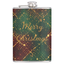 Christmas, Merry Christmas, Gold Red Green Pattern