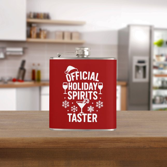 Cantil Christmas quote funny party spirits taster red (Criador carregado)