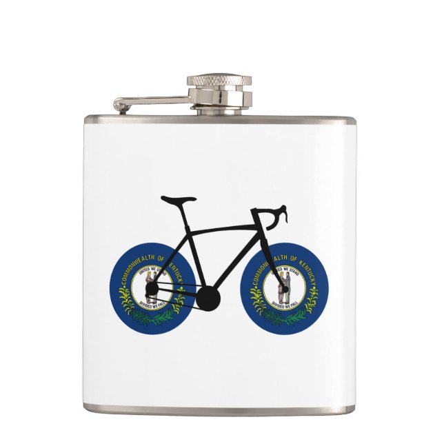 Cantil Ciclismo da Bandeira de Kentucky (Frente)