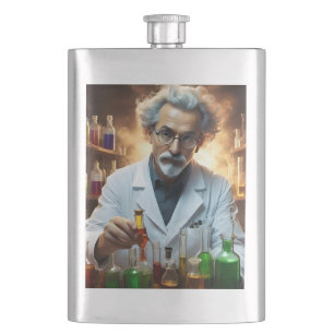 Cantil Cientista Num Laboratório Misturando Poções,