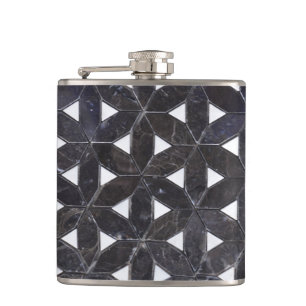 Cantil Cinzas de carvão mosaico flor da vida