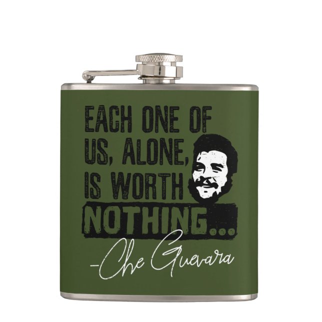 Cantil Citação de Che Guevara - Cada um não vale nada (Frente)