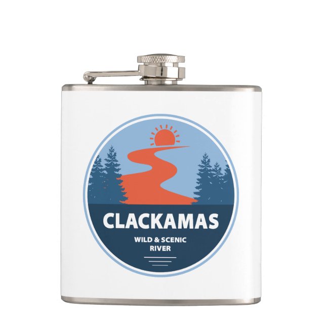 Cantil Clackamas Wild e Scenic River Oregon (Frente)