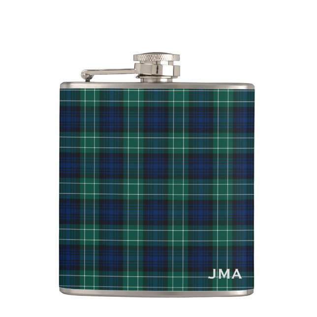 Cantil Clan Abercrombie Tartan Monogrammed (Frente)