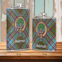 Cantil Clan Anderson Crest Flask