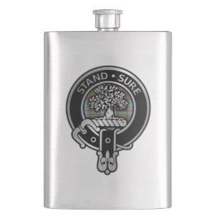 Cantil Clan Anderson Crest & Tartan Flask